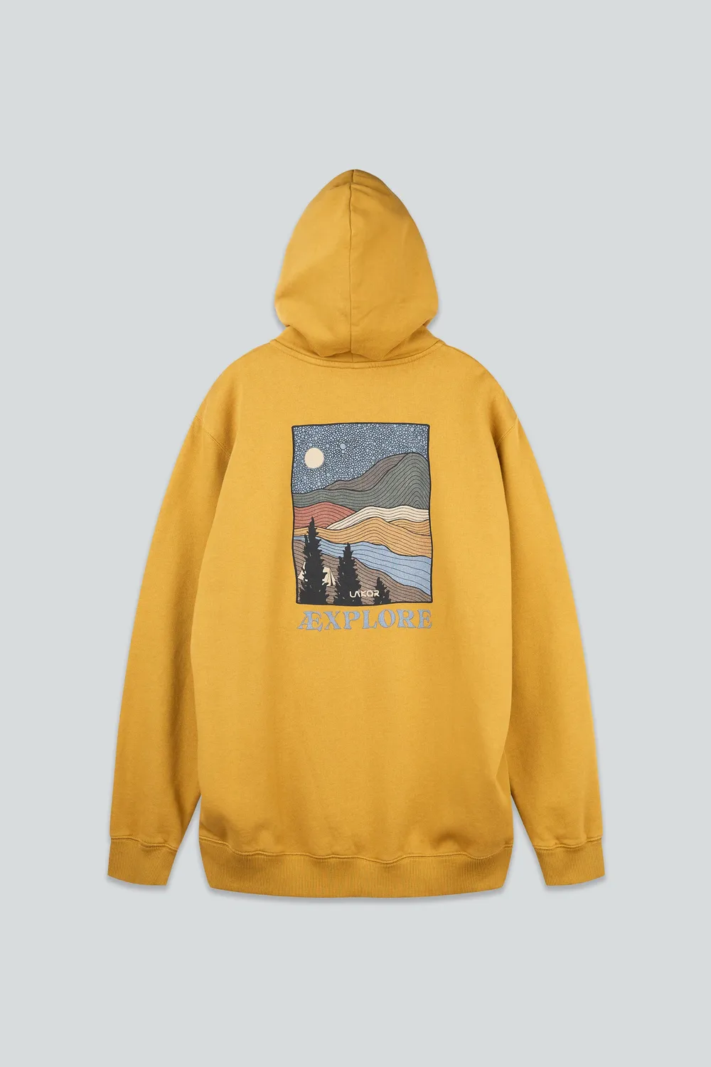 LAKOR Out There Zip Hoodie Wood Thrush Bio