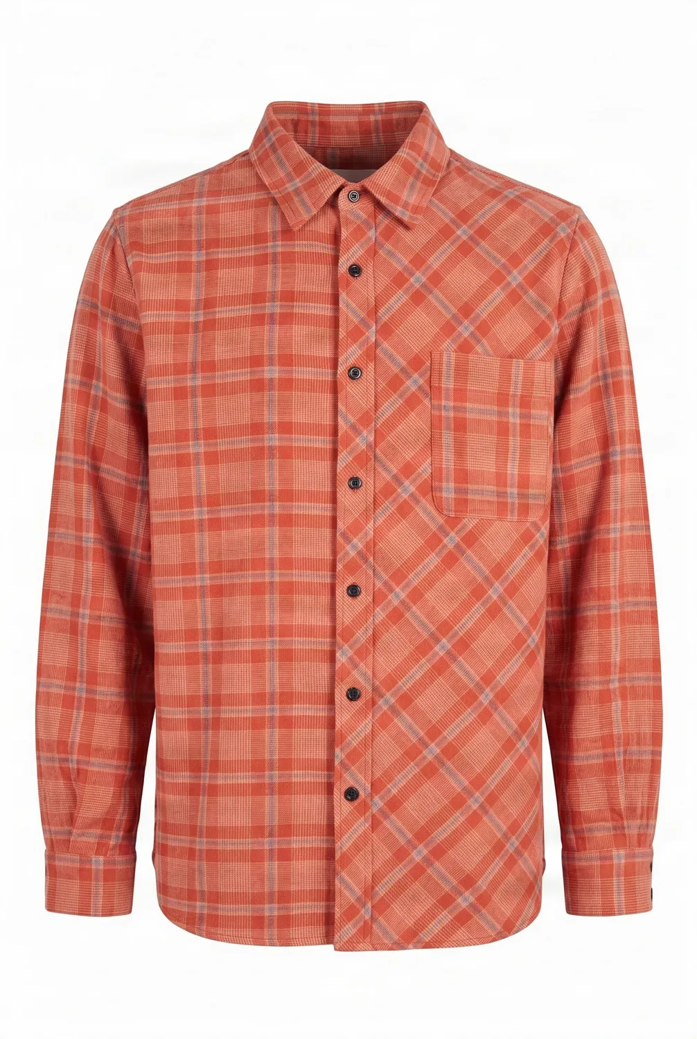 Komodo Dylan Flanellhemd Rot Navy Karo