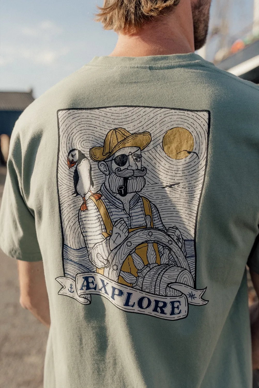 LAKOR Sea Parrot & Shipster T-Shirt Sea Spray Bio