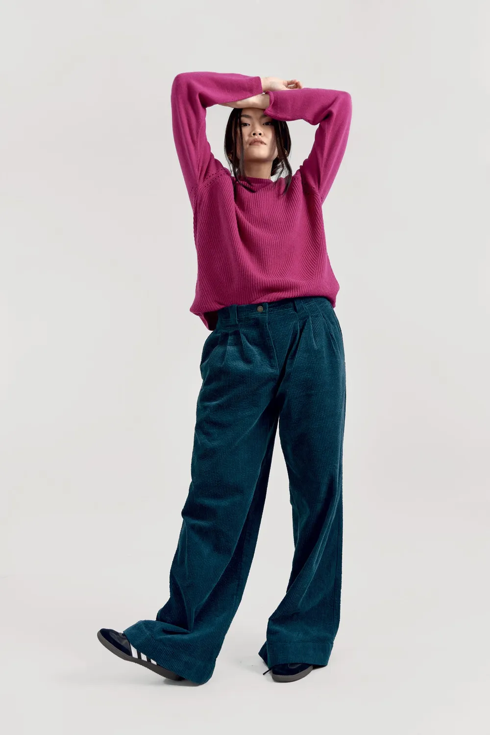 KOMODO ATLANTA Pullover Fuschia Wollmischung Kaschmir