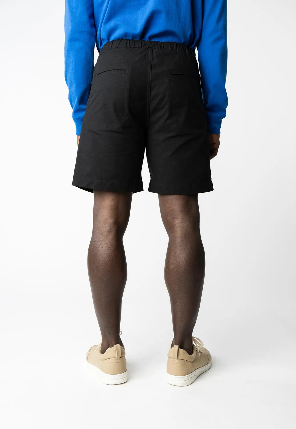 MELA Bangoura Ripstop Shorts navy Baumwolle