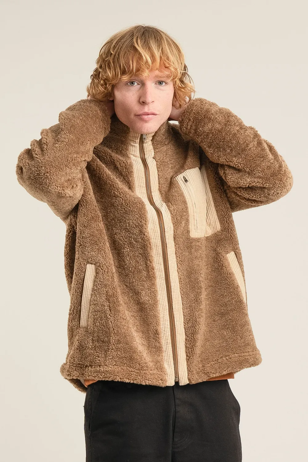 Komodo Drew Fleecejacke Herren mink Recycling
