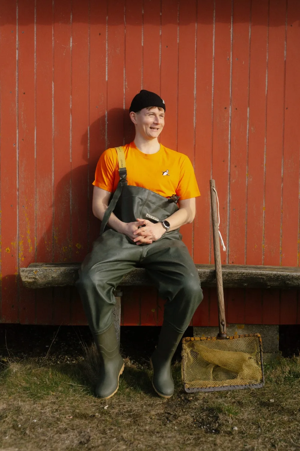 LAKOR Mini Sea Parrot Surf T-Shirt marmalade Bio-Baumwolle
