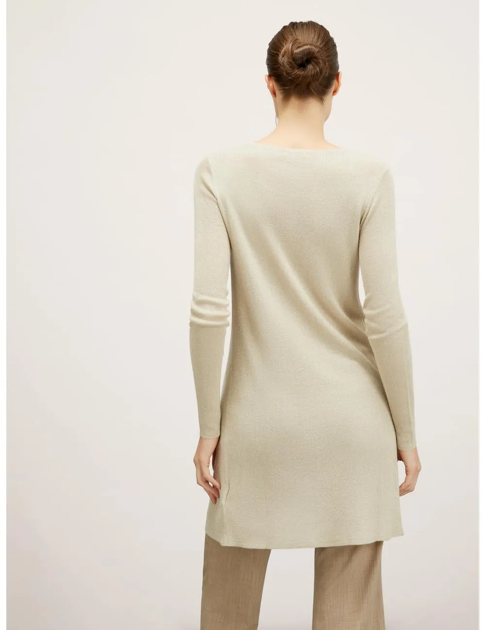 Motivi Cardigan lang Lurex Viskose ECOVERO