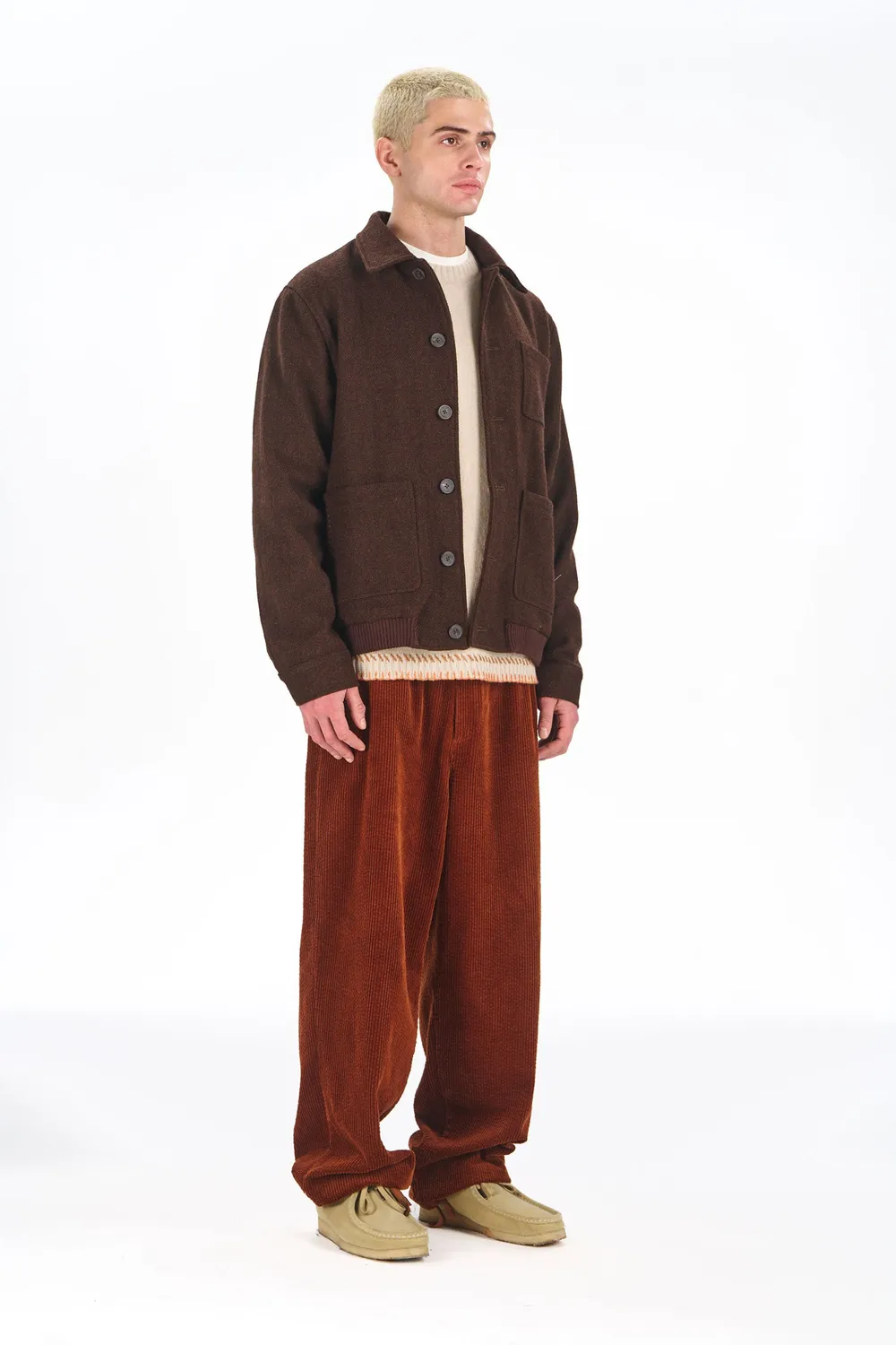 KOMODO WAYNE Cordhose Bio-Baumwolle chestnut