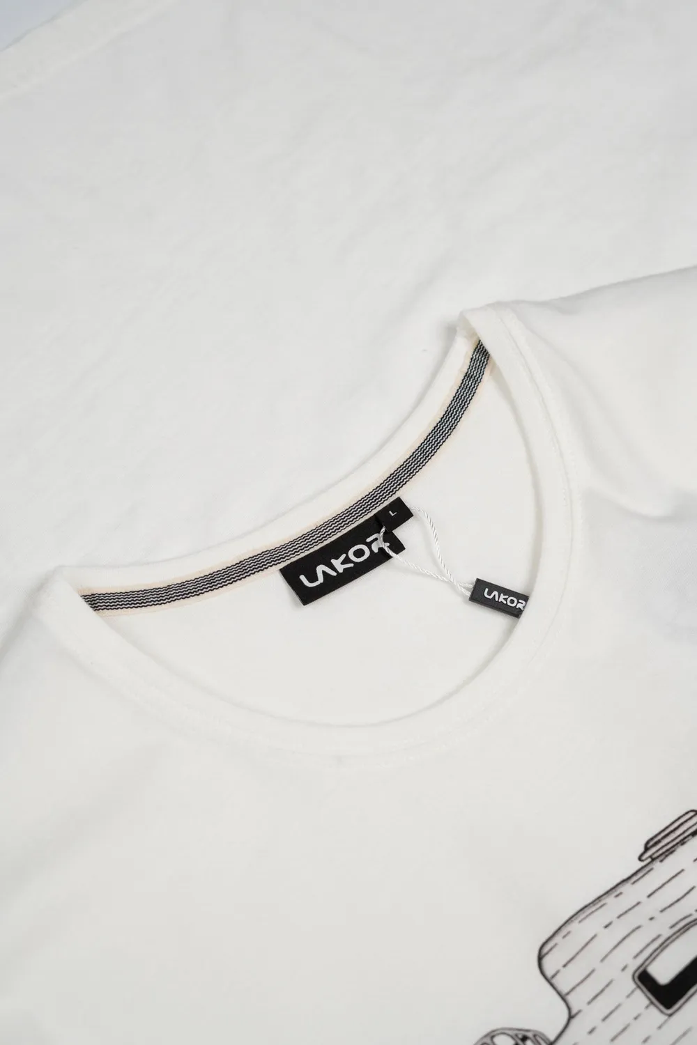 LAKOR Forest Camper T-Shirt Star White Bio