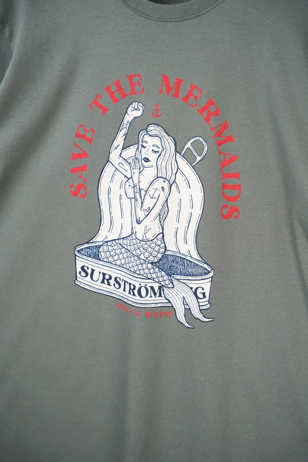 LAKOR Save the Mermaids T-Shirt Urban Chic