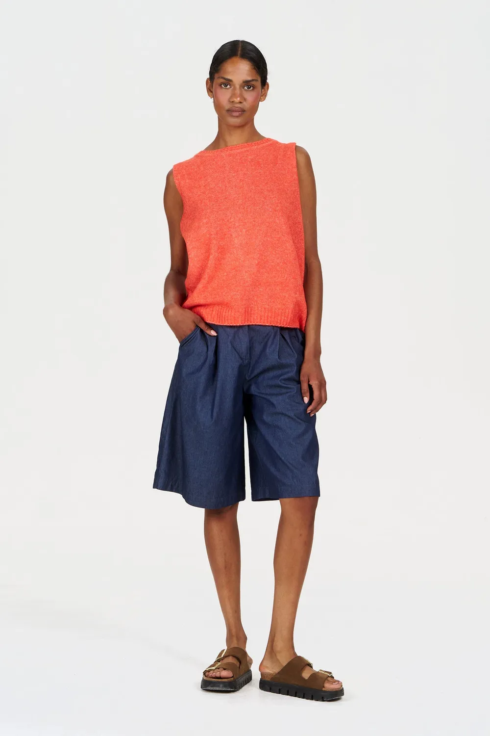 Komodo Liv Shorts Midwash Bio-Baumwolle