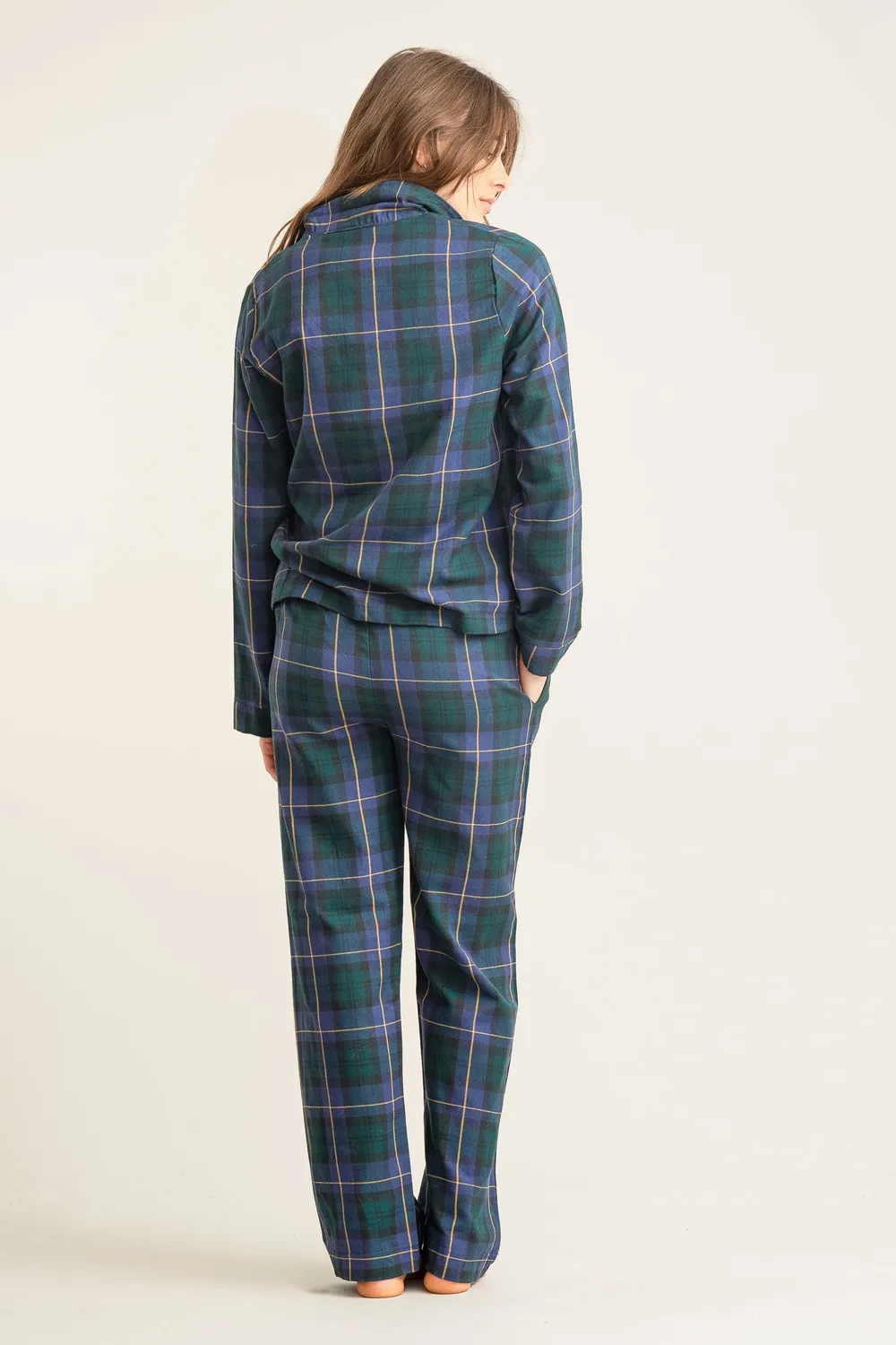 KOMODO JIM JAM Pyjama Black Watch Bio-Baumwolle