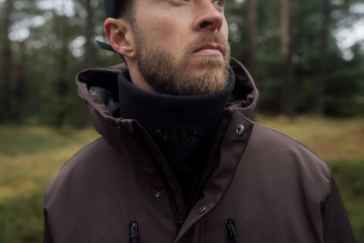 Lakor Fleece Halswärmer Schwarz Onesize verstellbar
