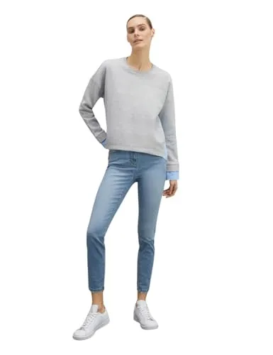 Motivi Sweatshirt kombiniert Popeline Baumwolle