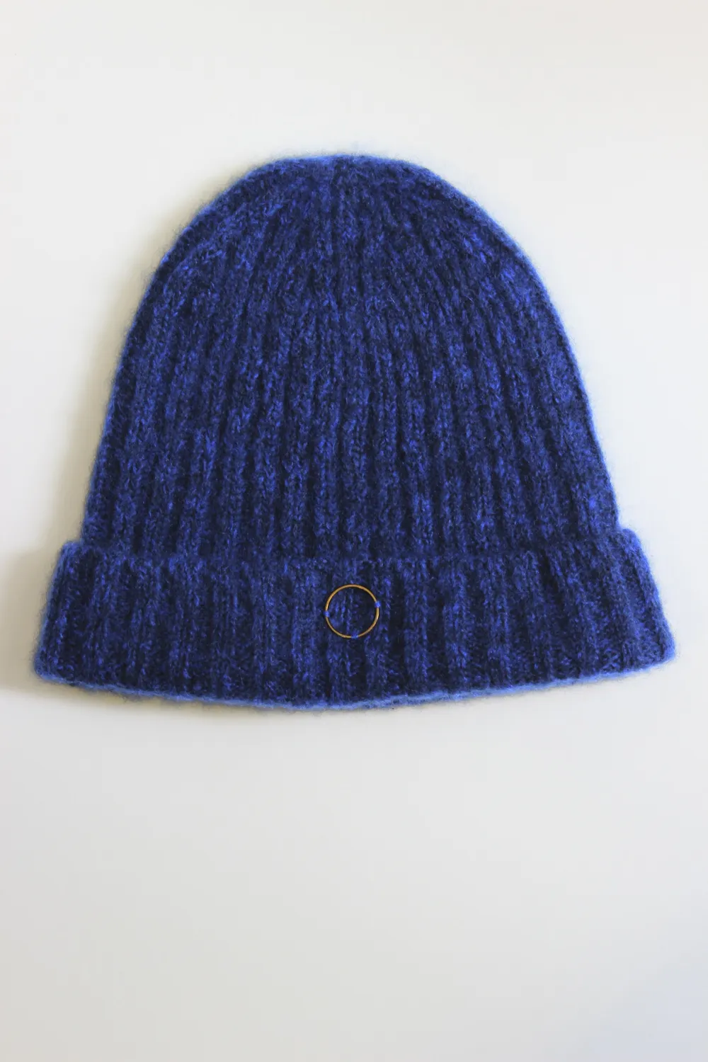 Oyuna Orb Hat Mütze Marine & Cobalt Kaschmir-Seide