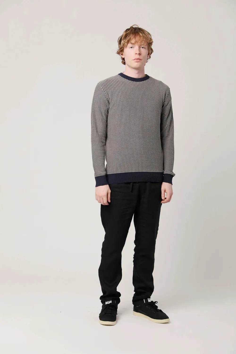 Komodo Hasan Pullover Bio-Baumwolle Navy M