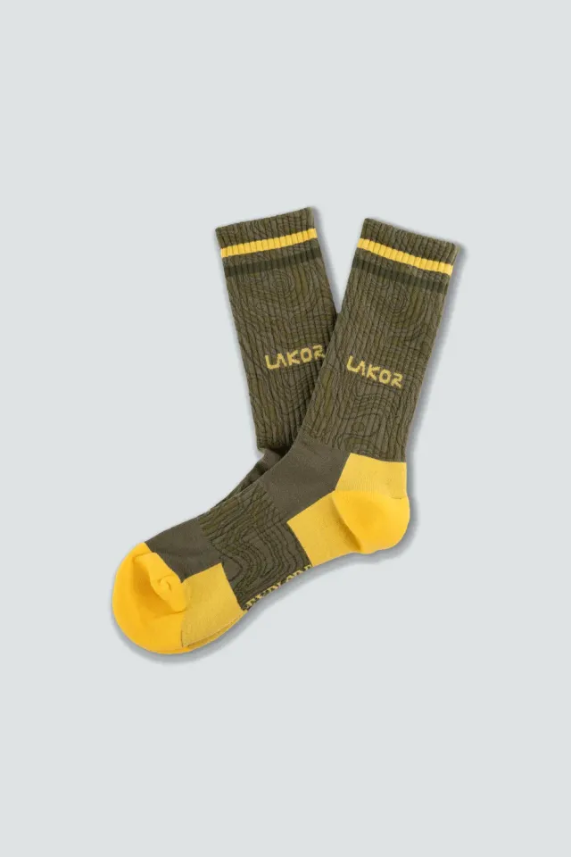 LAKOR Æxplorer Socken Cartography Bio-Baumwolle
