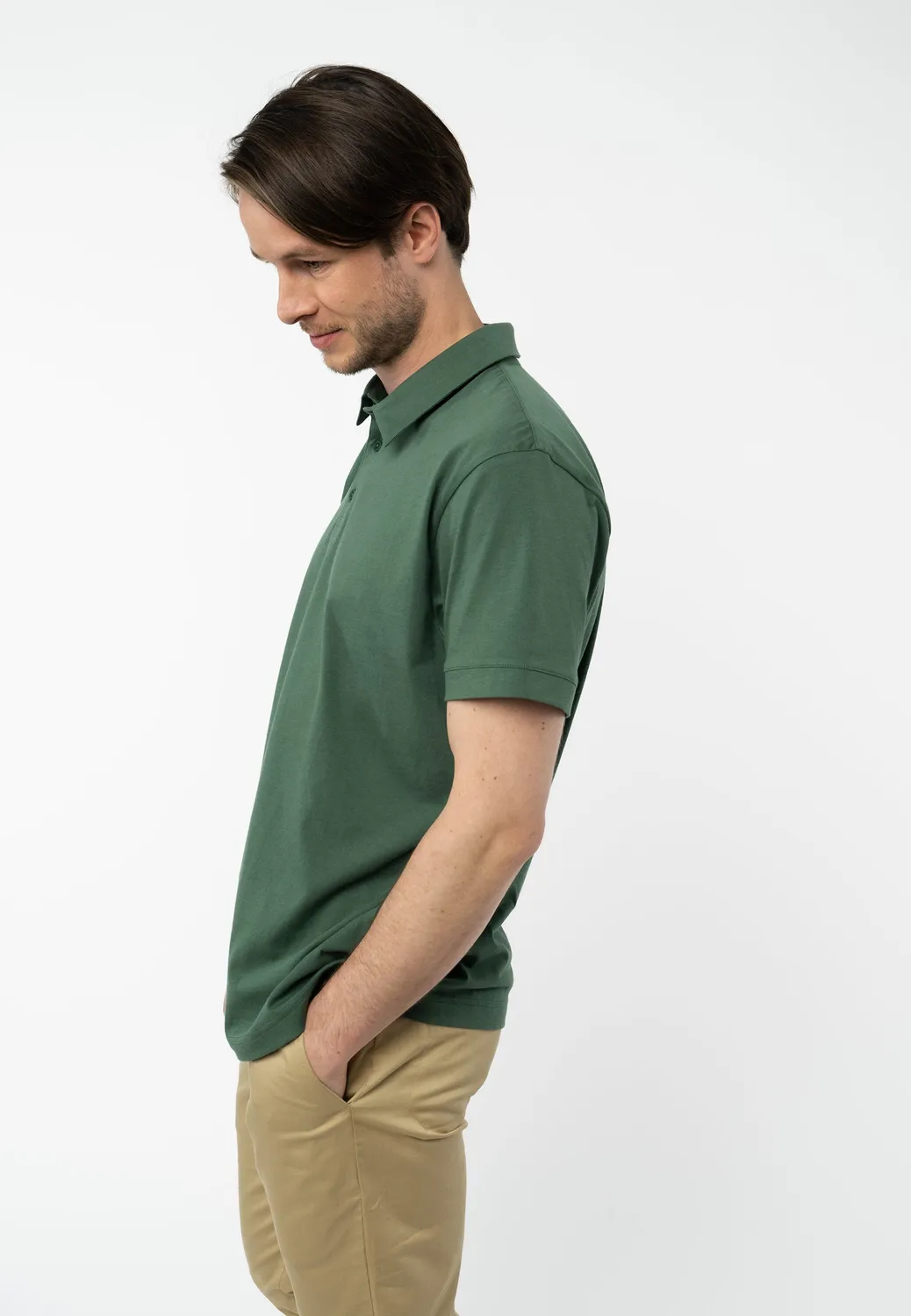 MELA Jaspal Poloshirt weiß Bio-Baumwolle