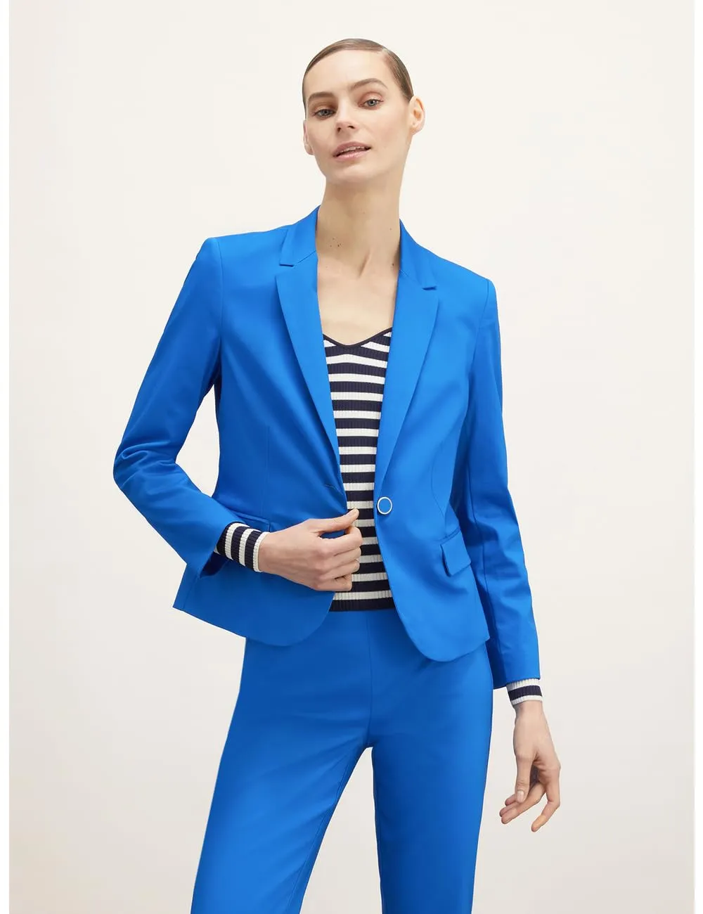 Motivi Blazer kurz einreihig Damen aus Baumwolle