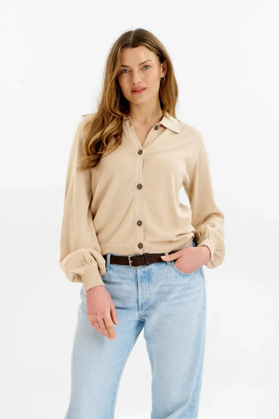 Komodo Nani Cardigan Creme Bio-Baumwolle EUR 38