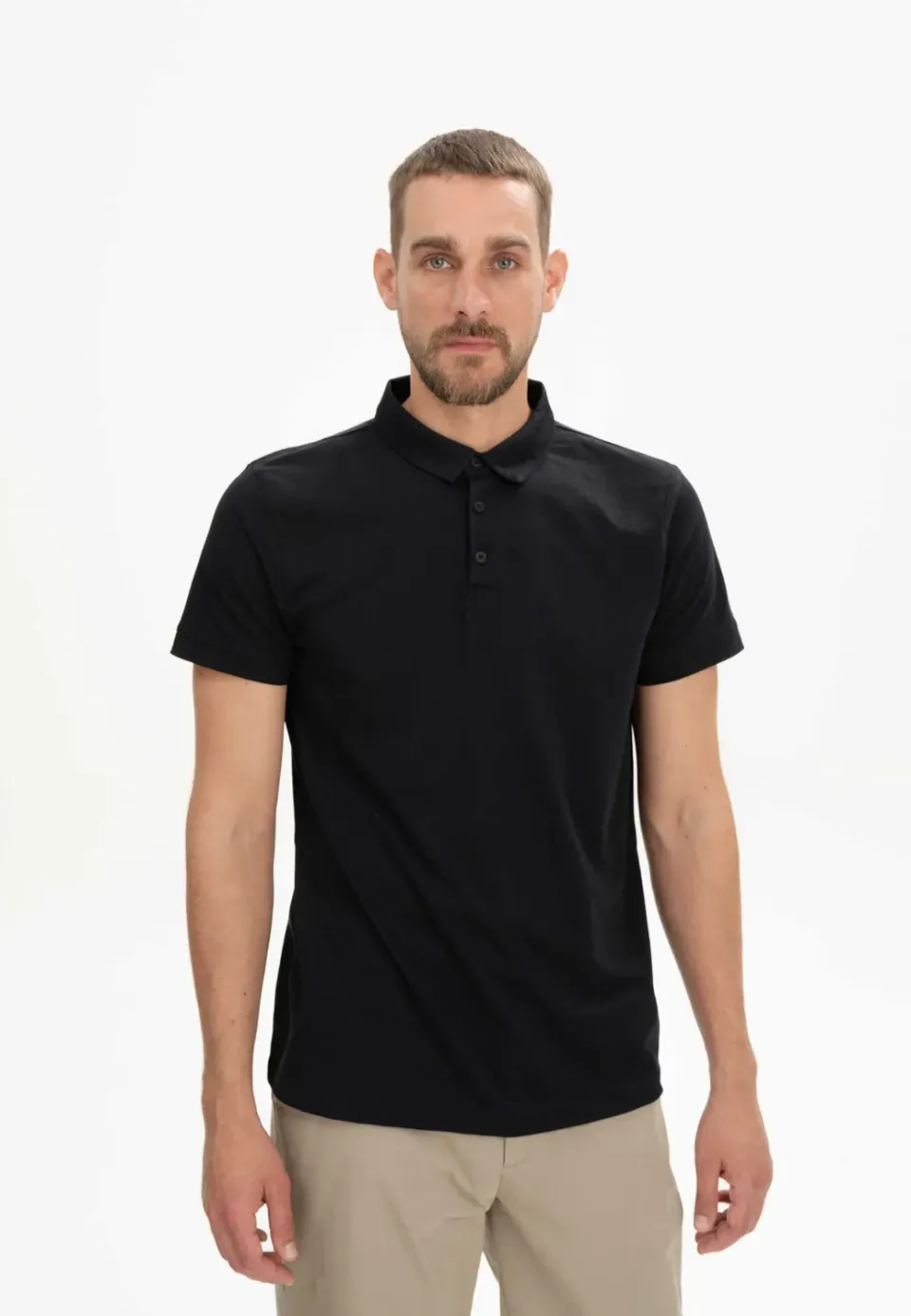 MELA Jaspal Poloshirt weiß Bio-Baumwolle