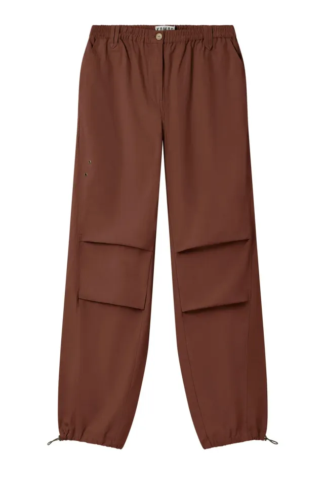 KOMODO SAFARI Hose Schoko Bio-Baumwolle Cargo