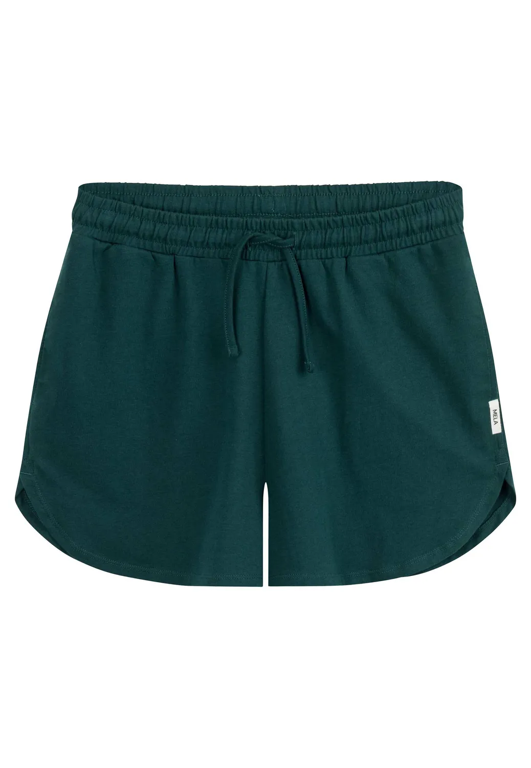 MELA Style SUNYATA Jersey Shorts schwarz aus Bio-Baumwolle