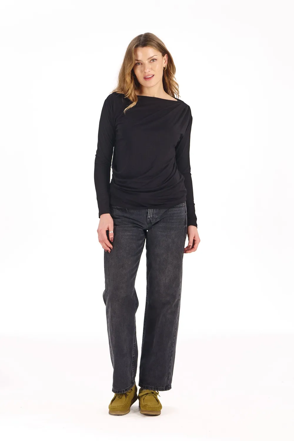 Komodo Eternal Top Schwarz aus Modal Jersey