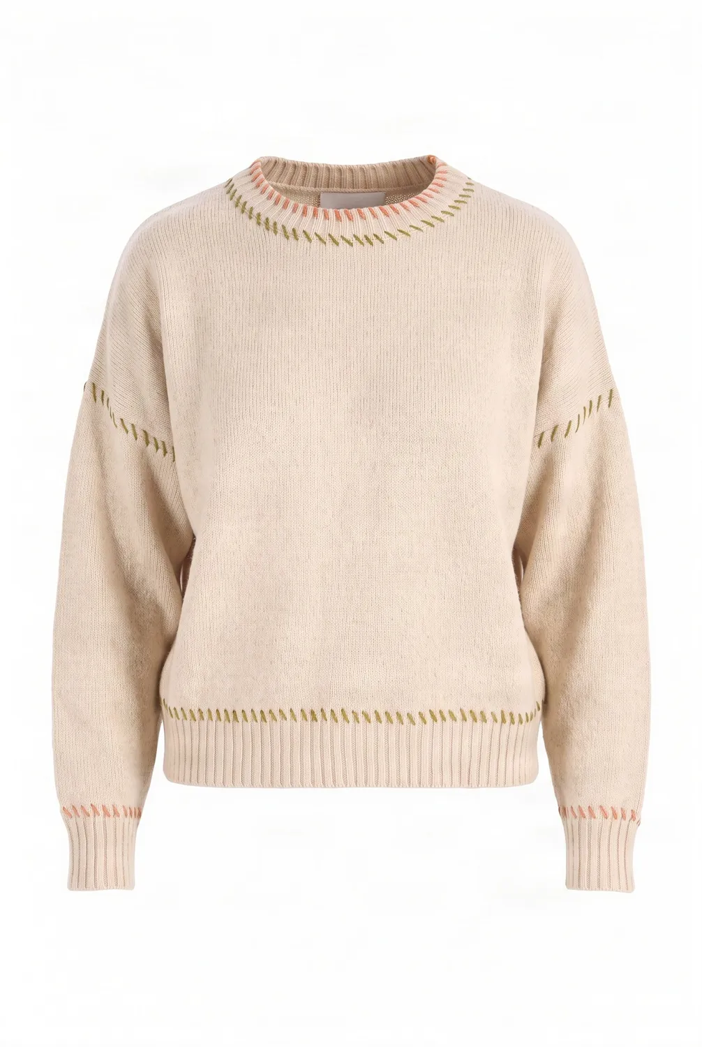 KOMODO ROSA Merino Pullover Sand für Damen