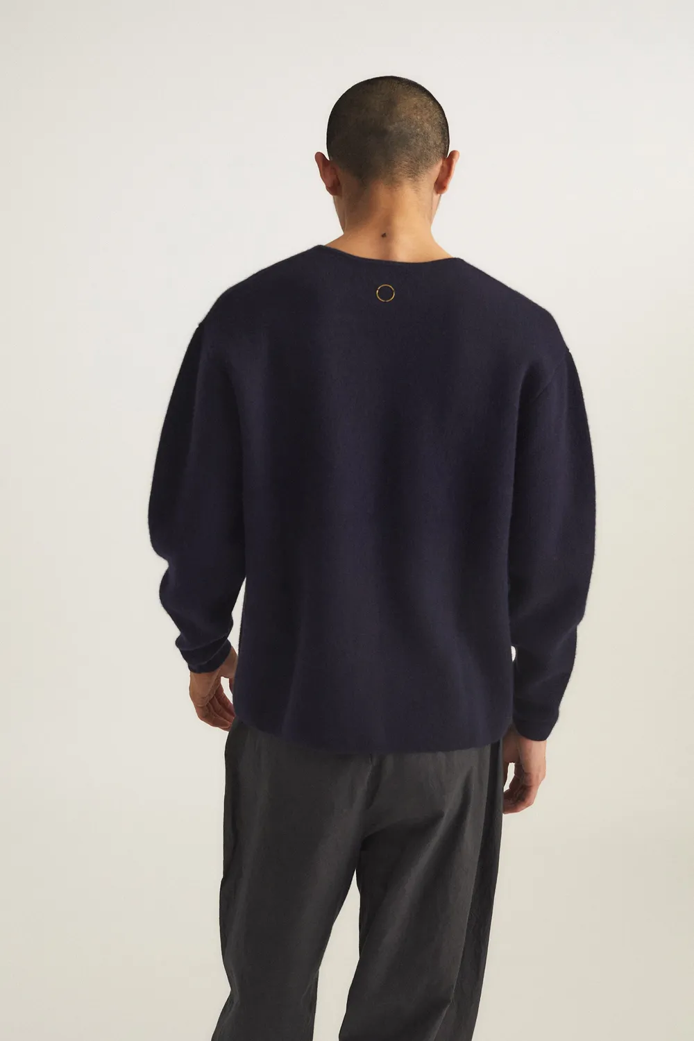 Oyuna Axa Pullover Ocean blau Jacquard oversize
