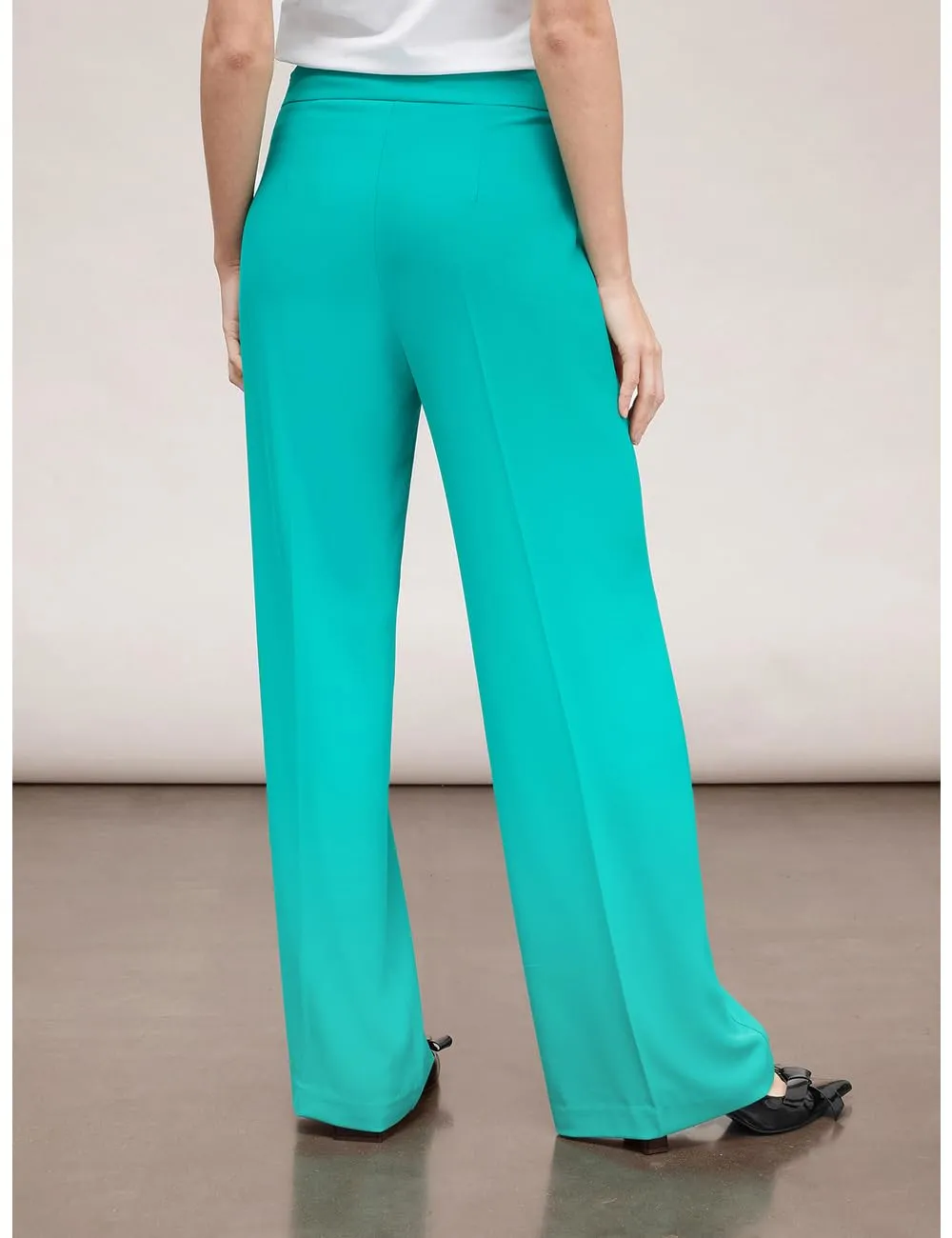 Motivi Spring Summer 24 Flare-Hose Bügelfalte Schwarz