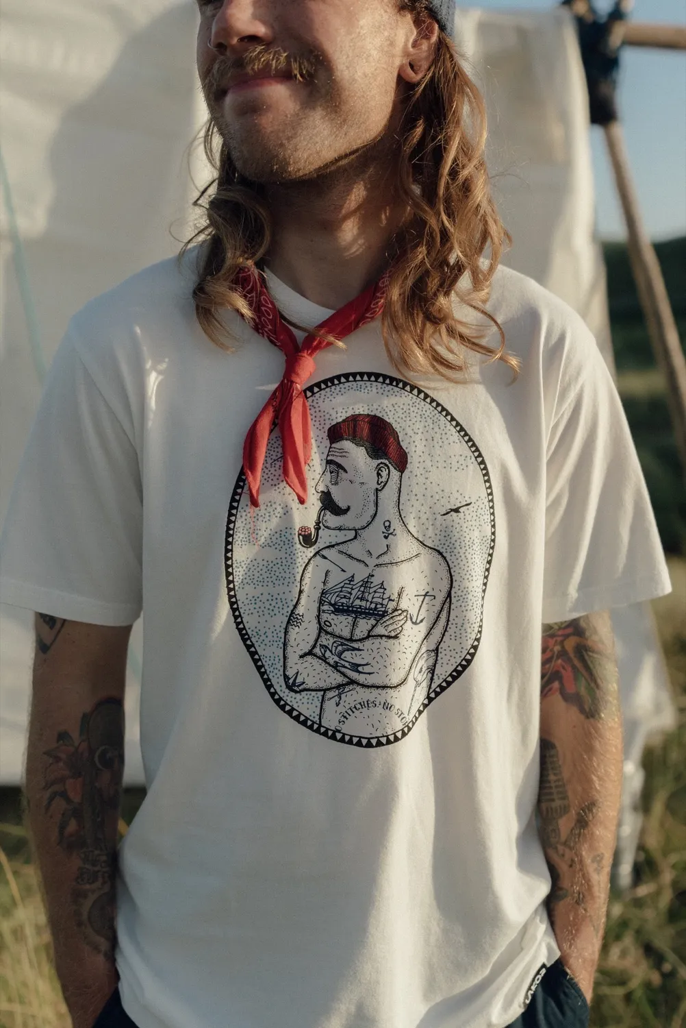 LAKOR Carnage Classic T-Shirt Star White Bio-Baumwolle