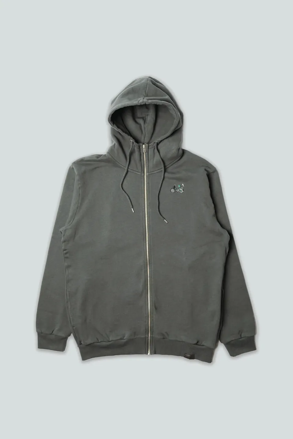 LAKOR Forest Maxi Zip Hoodie Urban Chic Bio-Baumwolle