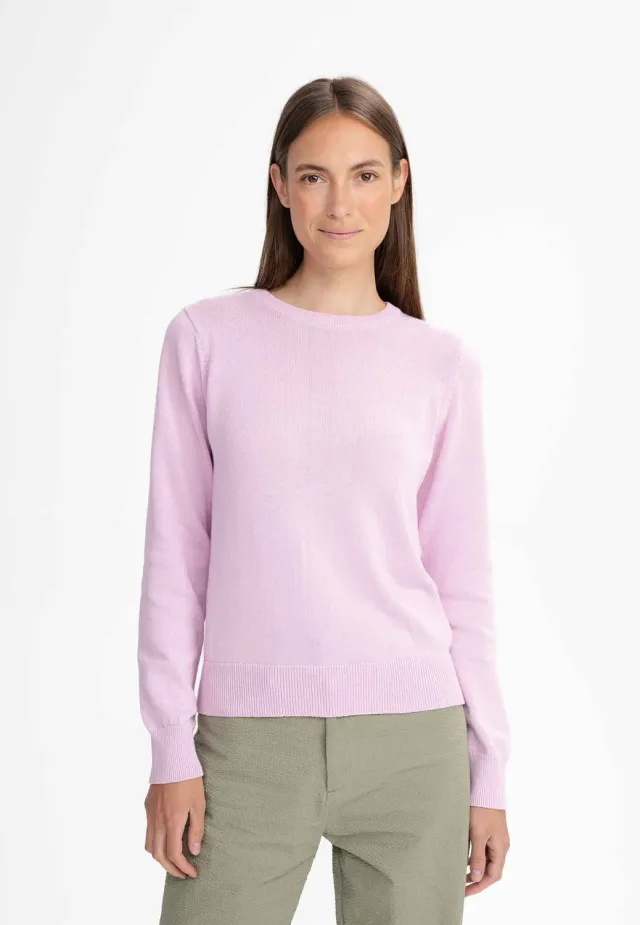 MELA DHANA Pullover schwarz Feinstrick Bio