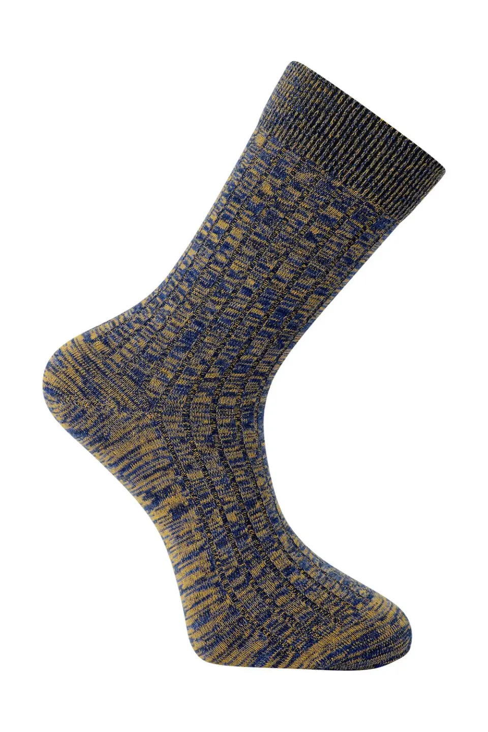 KOMODO TRI MARL Socken blau Bio-Baumwolle