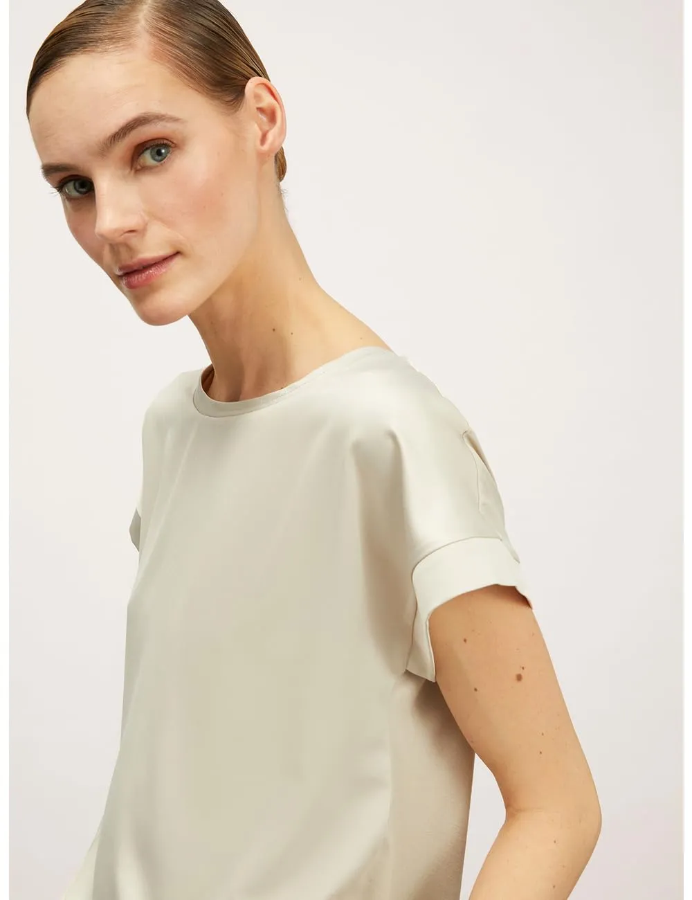 motivi T-Shirt Bimaterial grau XS zweilagig