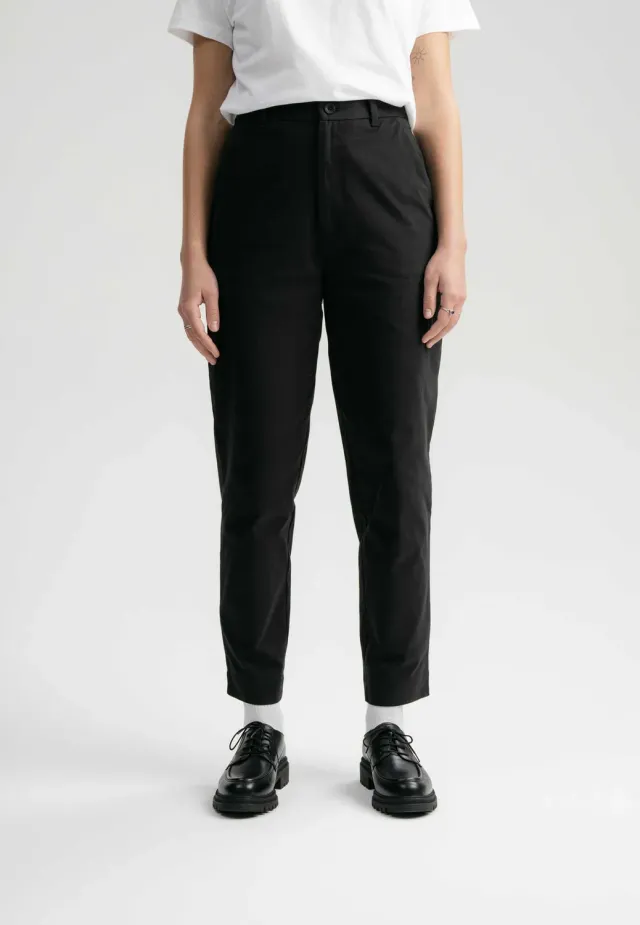 MELA JANAKI Hose schwarz Gr. 38 aus Bio-Baumwolle