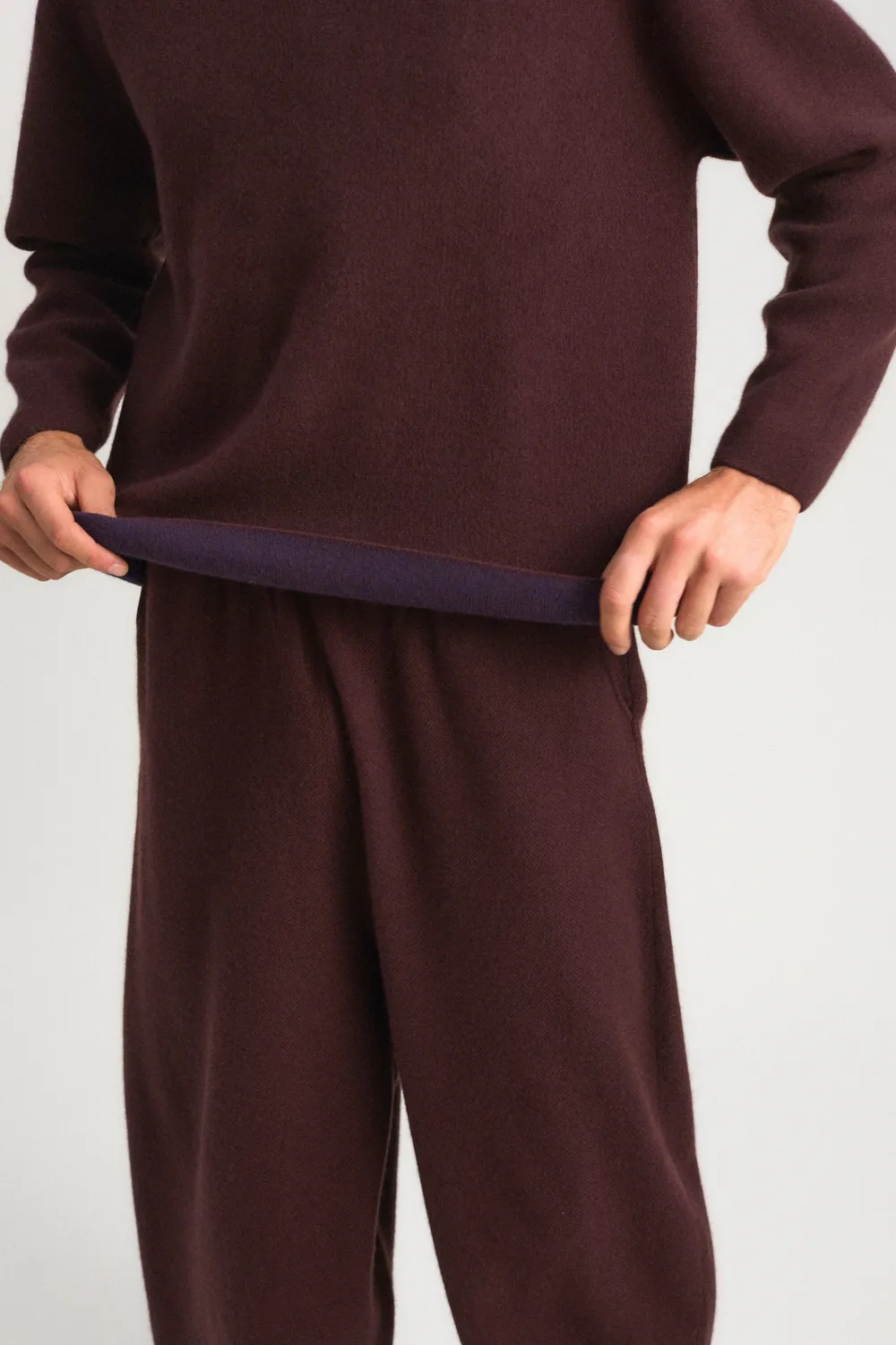 Oyuna Axa Pullover Carob Ink Jacquard