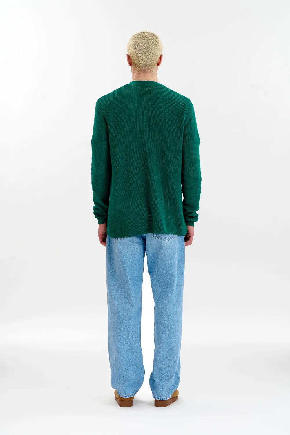 Komodo Lucas Cardigan Grün Herren Bio-Baumwolle