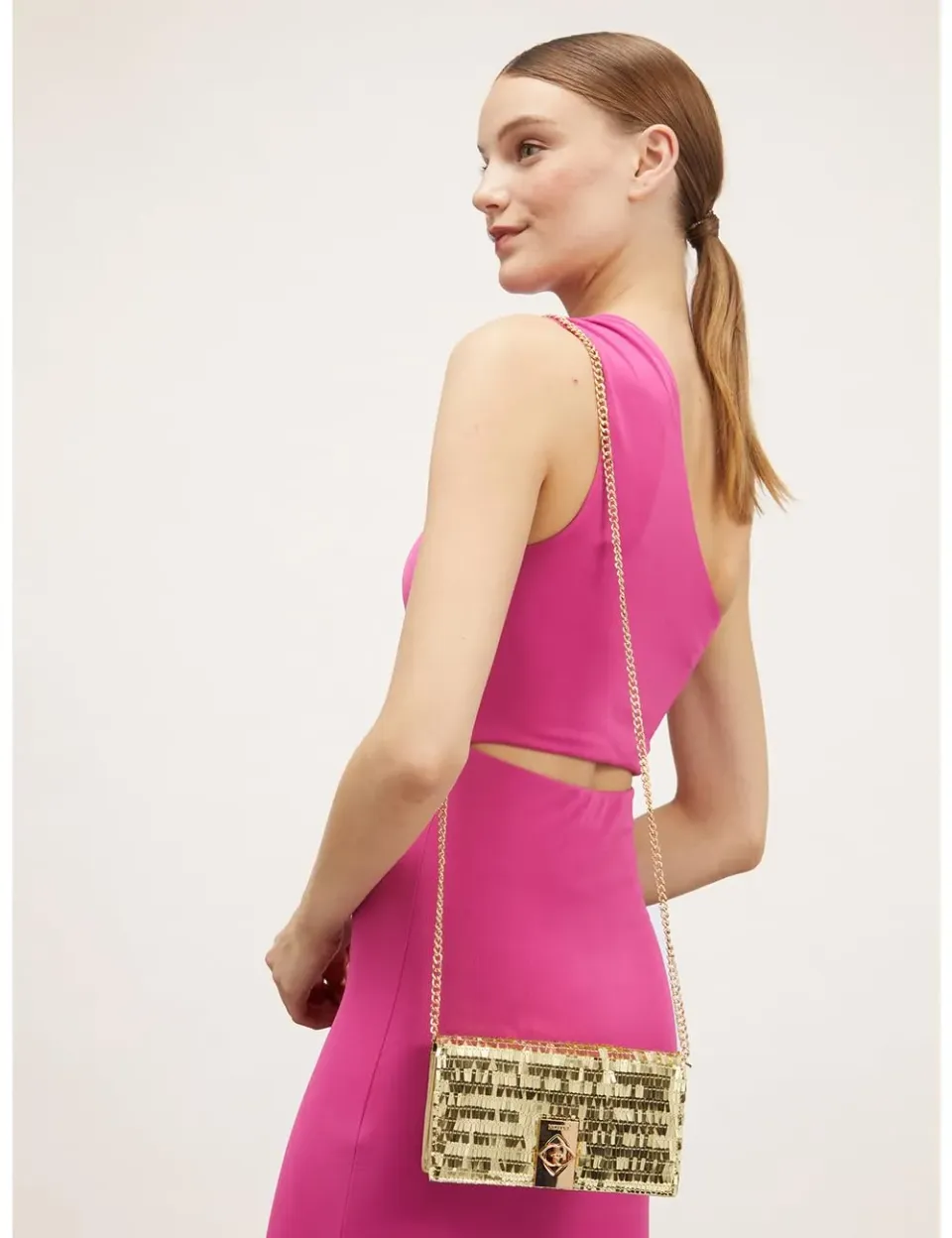 Motivi Wallet Bag Spring Summer 24 Handtasche Pailletten