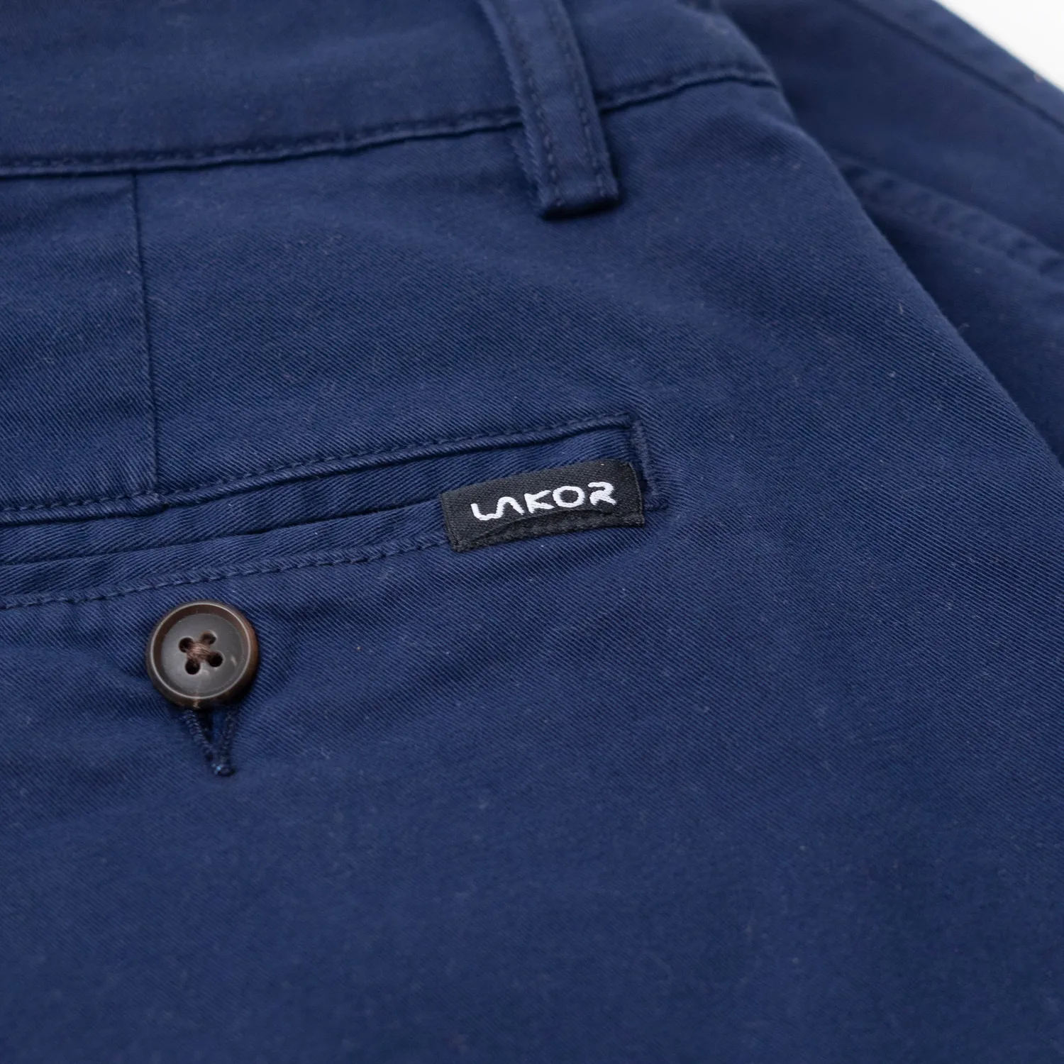 LAKOR Chino Shorts Shorts Navy Baumwolle
