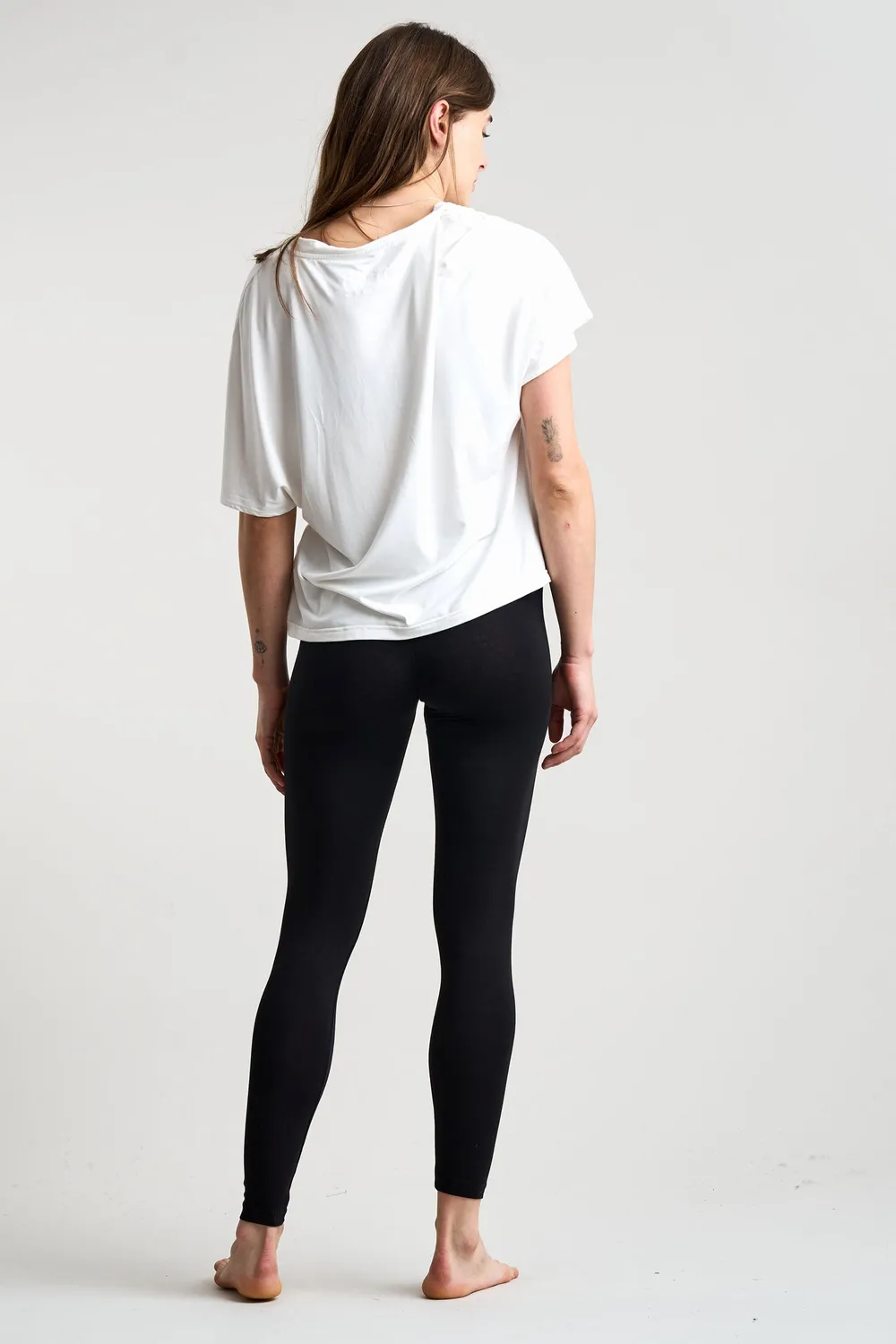 KOMODO SYLVIE Legging Schwarz Bio-Baumwolle GOTS