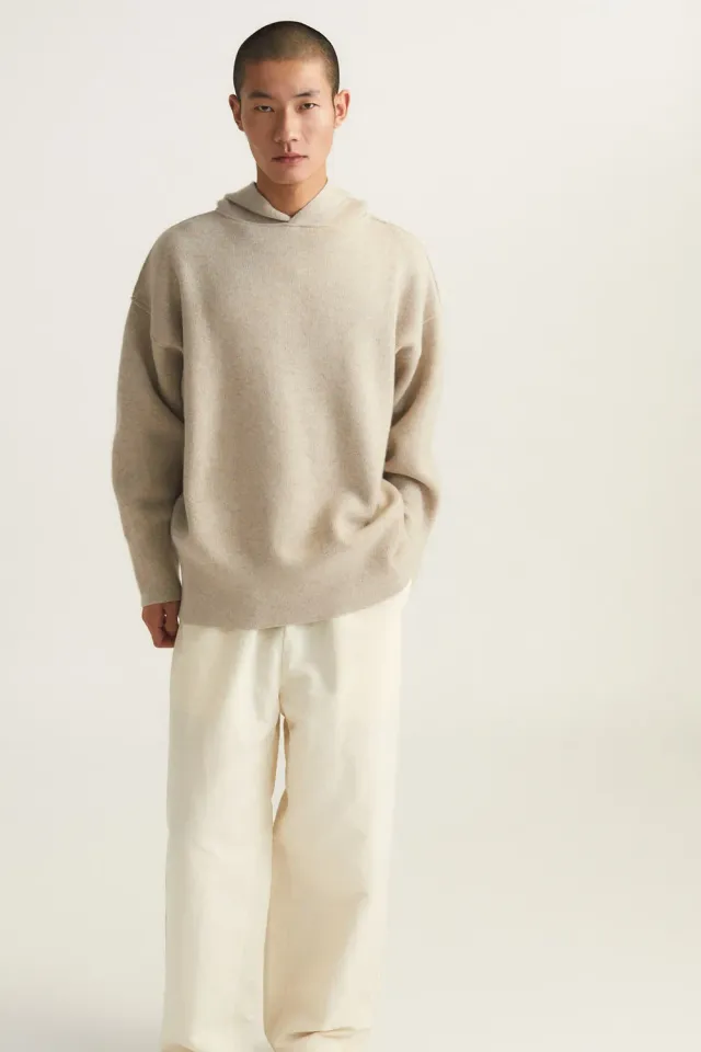 Oyuna Seku Hoodie Feather Kaschmir-Hoodie wendbar