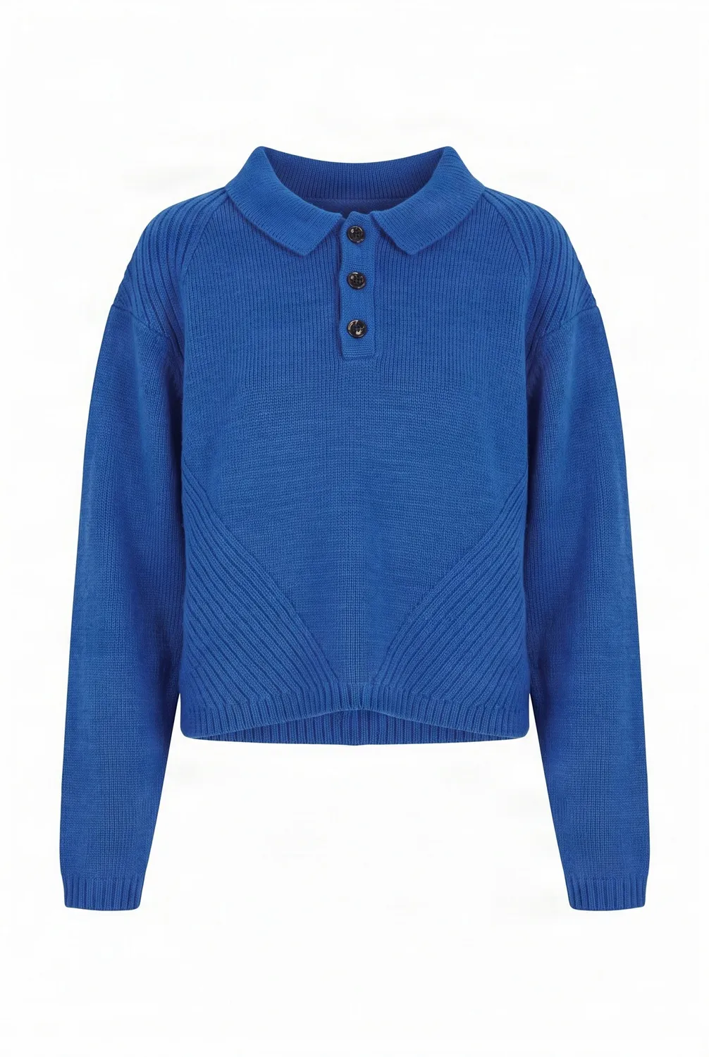 Komodo Sami Pullover Cobalt Lammwolle Polokragen