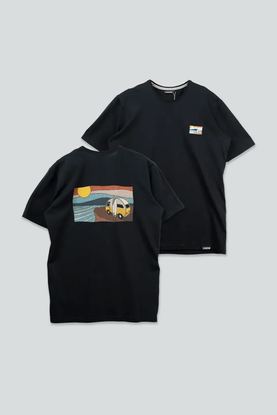 LAKOR Trippin T-Shirt Moonless Night Bio-Baumwolle
