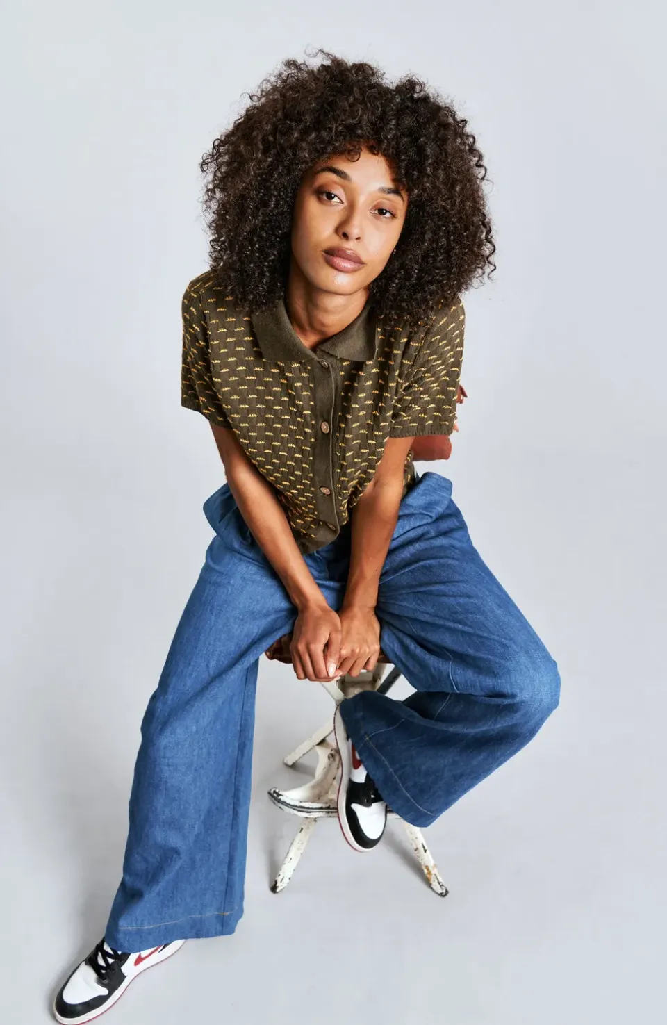 Komodo Clara Cardigan Dunkelgrün Bio-Baumwolle Tencel