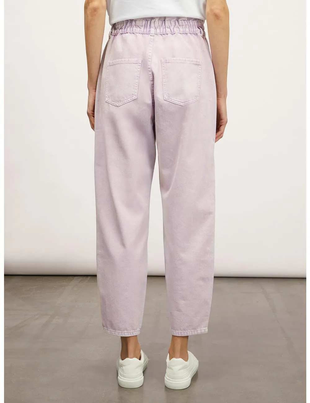Motivi Paperbag-Jeans farbig Jeans hoher Bund Baumwolle
