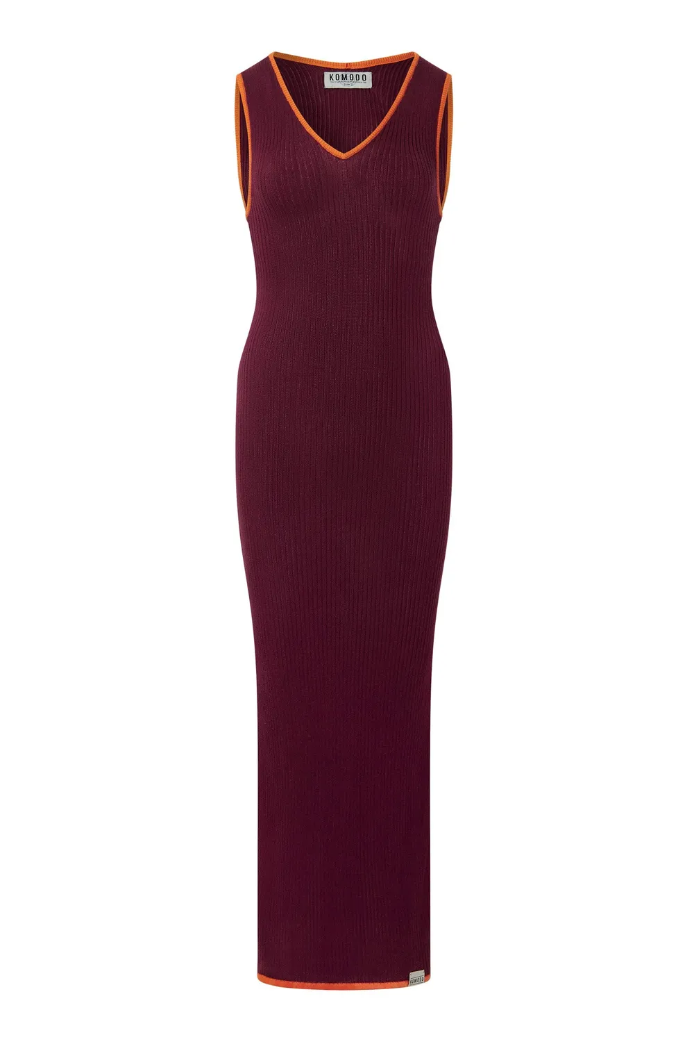 Komodo Thandie Strickkleid Berry Bio-Baumwolle