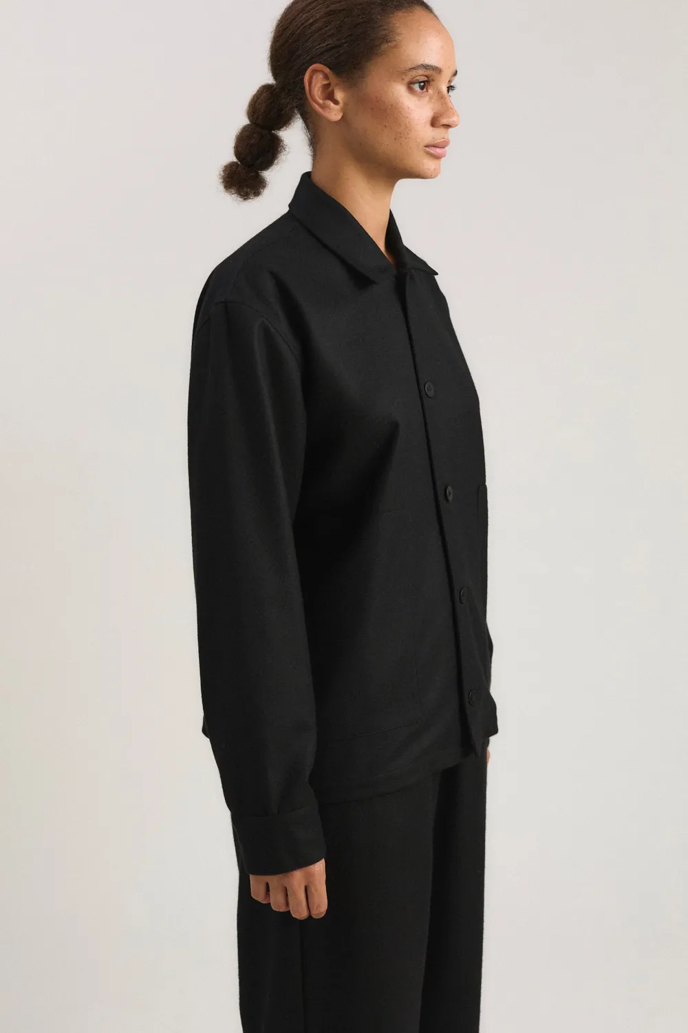Oyuna Taru Top Nero Kaschmirjacke Webware