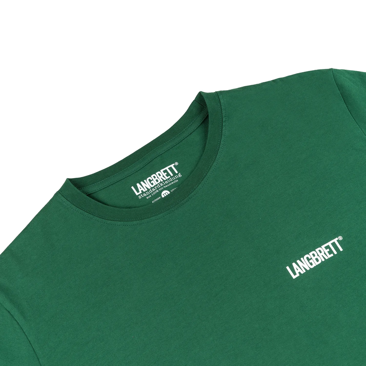 Langbrett HSD T-Shirt Bio-Baumwolle waldgrün Unisex