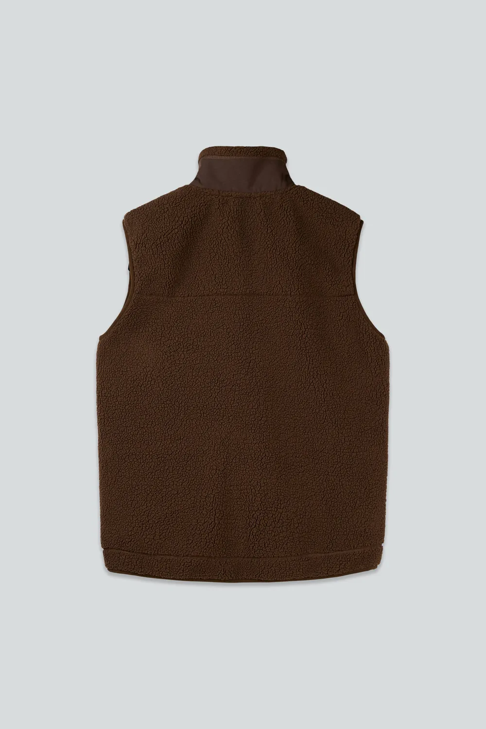 LAKOR Bear Sherpa Weste Coffee Bean Recycling-Polyester