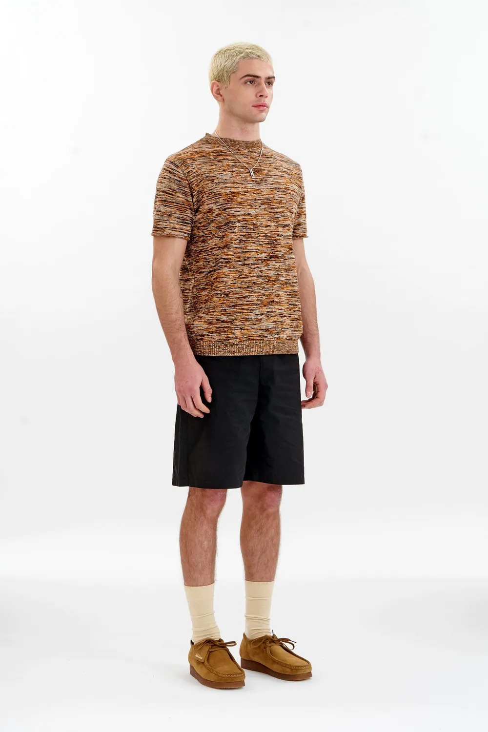 Komodo Kai T-Shirt Schwarz Bio-Baumwolle Strick