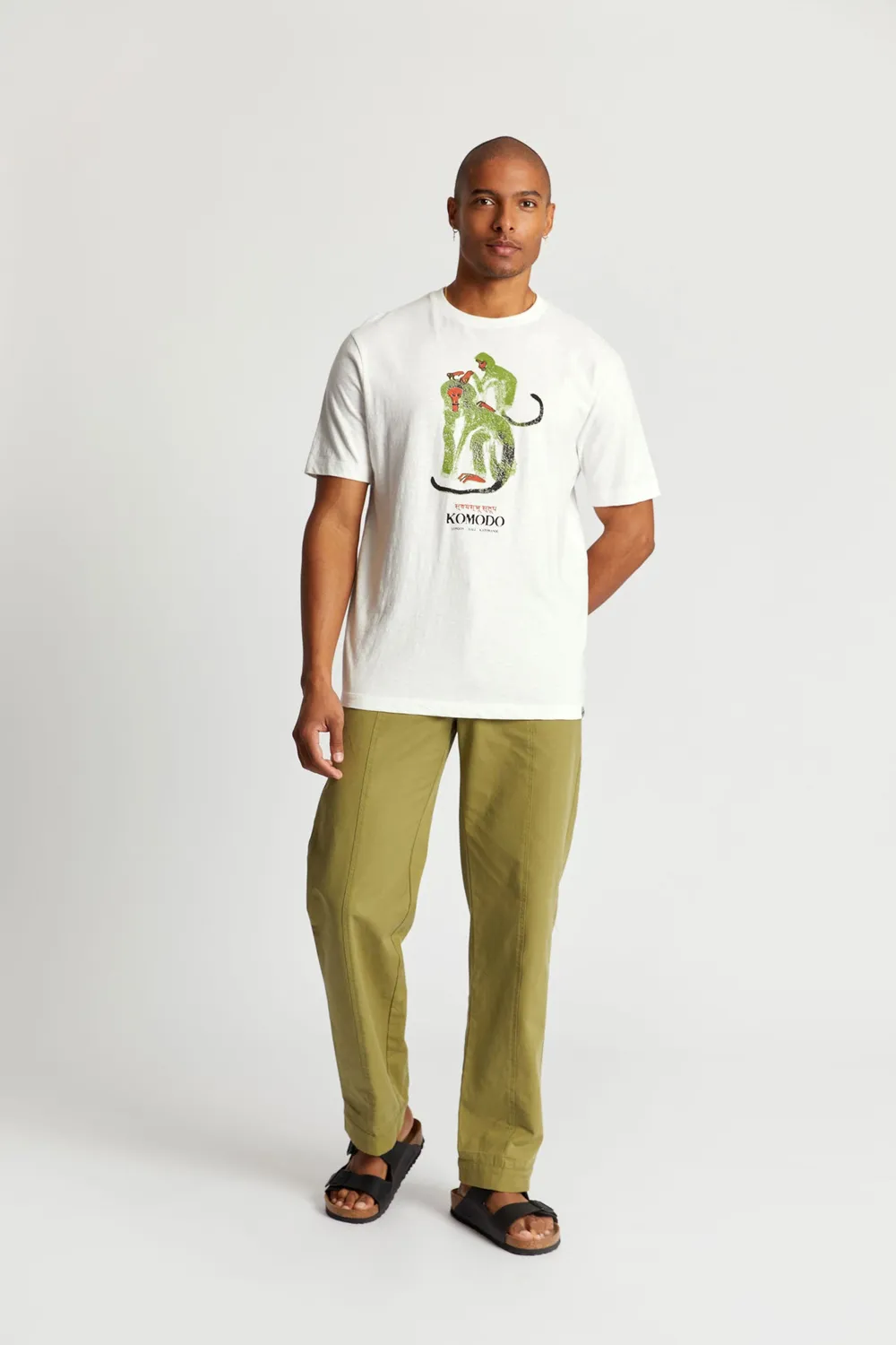 Komodo Monkeys T-Shirt Off White Bio-Baumwolle